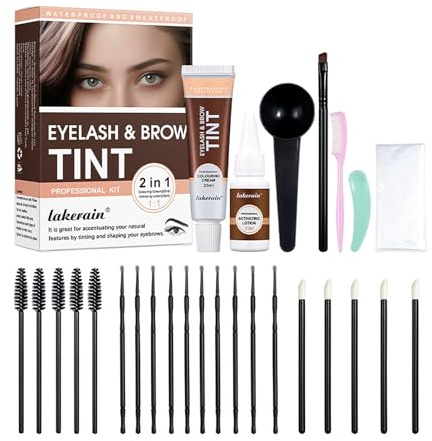 Eyebrow Lamination Kit,Professional Brow Lift Kit,DIY Eye Brow Lift Kit for Natural Trendy Shaping Brow,Thicker Brows, Easy to Use and Long Lasting Results (Chestnut)