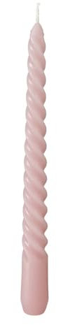 Stabkerze Twisted Kerze 6er-Set Rosa Tischdekoration Deko Dekoration Echtwachskerzen Geburtstagskerze Partydekoration Echtwachs Farbig Höhe: 20 cm
