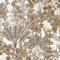 Fiula Papier peint marron à décoller et à coller Motif forêt 41 cm x 3 m Papier peint autocollant amovible en vinyle pour salon, chambre à coucher, papier peint décoratif bohème