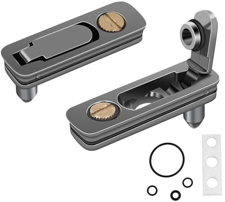 Ultraray Zubehör für Zippo Feuerzeuge, Dichtung für Einsatz, Ersatzteile mit Baumwollfilzpad, Metall Zubehör Set Gegen Verdunstung (Schwarz)