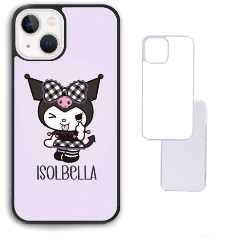 Purple My Hello Melody Kitty Villain 1D Styles harajuku y2k aesthetic Personalised name custom iPhone 14 15 pro max mini plus Black Clear White Compatible Bumper Case Casing Hard Photo Image