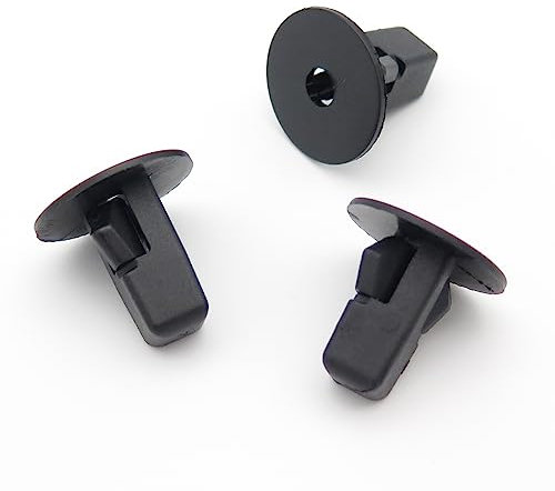 VVO Fasteners- Tacos de Plástica Negras. Para Revestimiento del paso de rueda delantero y guardabarros. Compatibile con Toyota Yaris, Aygo, Auris, Prius, Avensis, (10 pzas)