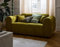 Lisa Design Ray - 2-sitzer einzelsofa aus Strukturiertem Stoff Grün