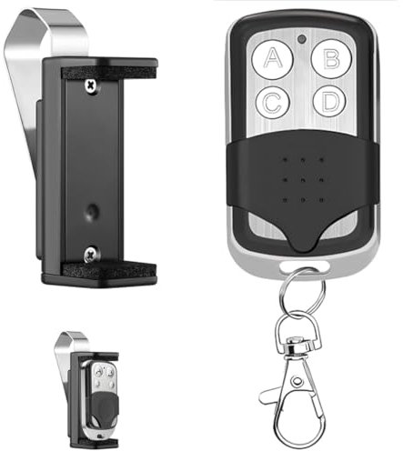 OUYULAI Telecomando Universale Cancello, Telecomando Cancello, Telecomando Con Staffa Fissa Telecomando Cancello Came, Telecomando Cancello Portata Estesa Fino a 50m