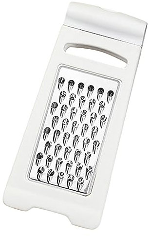 HOLIDYOYO Grattugia Vegetale Multifunzionale Ergonomica Inossidabile Utensile da Cucina Pieghevole per Grattugiare Frutta e Verdura con Manico Antiscivolo Facile da Usare Cucina