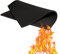 MOLZINY 30x30 cm Alfombra Ignífuga Manta de soldadura ignífuga Material Resistente al Calor Hasta 1000 °C Alfombra Chimenea Manta de Soldadura de Fieltro de Carbono fur Soldadura,Cocina y Camping