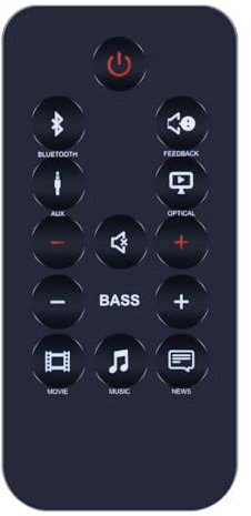 Remote Control For JBL Home Cinema SB150 2.1 Soundbar Audio Speaker System