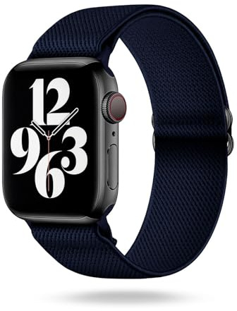 ONEFLOW Flex Loop Kompatibel mit Apple Armband Elastisch, Textil Stoff iWatch Armbänder Damen Herren Sport, Sportarmband Nylon Ersatz Watch Band Flexibel