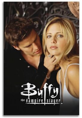 AEUYWQHKEKG Buffy Poster The Vampire Slayer, ästhetisches Vintage-Wandkunst, Leinwandposter, dekoratives Gemälde, Wohnzimmer, Schlafzimmer, Dekoration, 40 x 60 cm, ungerahmter Stil