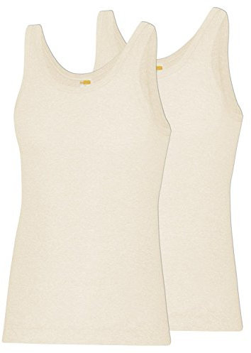 Sangora 2er Sparpack Herren Unterhemd 8010040 = XL in wollweiss