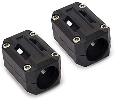 Carrfan Protezione del paraurti del Motociclo Protezione Decorativa paraurti Blocco modificato 25mm-28mm Shock Bar 2Pcs per BMW R1200GS LC ADV F700GS F800GS 13-17