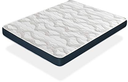 DORMISSIMO Materasso Matrimoniale 135X190, ORION CONFORT, Alto 14 CM Schiuma, Reversibile e Adattabile