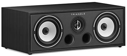 Triangle - Enceinte Centrale Home-Cinéma BOREA BRC1-2 Voies - Puissance Admissible 100W - Rendement 90 DB/W/m - Bass Reflex - 485 x 176 x 274 mm - Noir