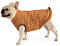 Dociote Hund Wintermantel Winterjacke mit Krageloch, Tasche, Baumwolle Gepolstert Hundemantel Weste für kleine Hunde L Orange