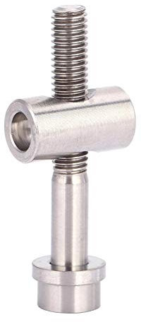 M5 Titanium Bolts for Bike, Bicycle Seatpost Fixed Bolt Round Head Screw with Washer for MTB Bicycle Stem(M5x35mm)