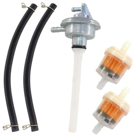 HURI Unterdruck Benzinhahn Kraftstoffhahn und Benzinfilter Benzinschlauch für Piaggio Sfera Free SKR TPH NRG Mc3 Mc2 NSL RST SSL Zip Typhoon Vespa ET2 50