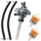 HURI Fuel Tap and Fuel Filter for Scooter - In Line Style - 15mm Diameter - 12 Month Warranty