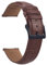 EACHE Uhrenarmband 20mm Leder Braun Krokodilmuster für Herren,Kroko Prägung Leder Uhrenarmband Vintage für Herren,Schnellverschluss Alligator Geprägtes Leder Uhrenarmbänder mit Schwarze Schnalle