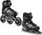 RAVEN Inlineskates Inliner optional als 2in1 Advance Big Wheels verstellbar (Black mit Kufen, 35-39)