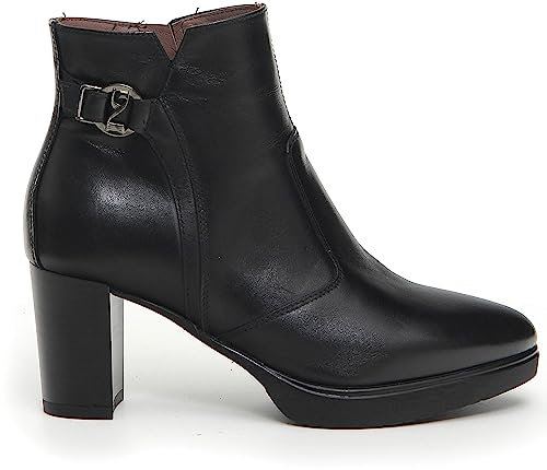 Nero Giardini I308241D Tronchetti Donna in Pelle - Nero 40 EU