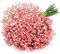 Uhky 6 mazzi di fiori artificiali di gipsofila, fiori realistici al tatto, per feste di nozze, ghirlande fai da te, composizioni floreali, decorazioni per la casa (rosa)