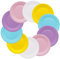 BLLREMIPSUR 50 Piezas Platos Desechables, 7 Pulgadas Platos de Papel Redonda, Platos de Papel Colores para Cumpleaños, Bodas, Bautizos Fiestas, Banquetes