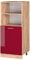 Vicco Oven housing cabinet Raul, Bordeaux High Gloss/Gold power oak, 60 cm