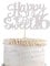 1 Stück Happy Sweet Teenager 16 Cake Topper Glücklich süß 16 Kuchendekoration Jungen Mädchen Happy 16th Birthday Tortendeko Geburtstag Teenager Geburtstag Party Prost bis 16 Jahre Party Silber