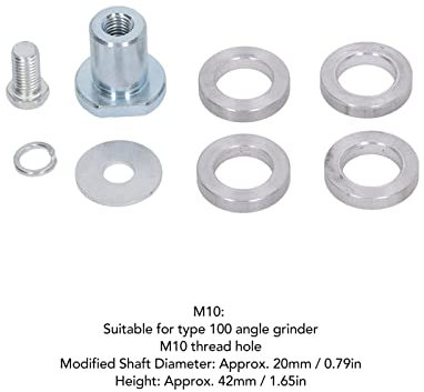 Winkelschleifer-Adapter-Ersatzsatz Variabler Schlitznutmaschinen-Umwandlungskopf für Zubehör für Elektrowerkzeuge (M10)
