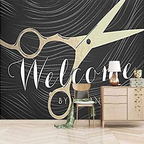 Papel Pintado Tijeras De Barbería Papel De Pared Papeles 3D Decoración Para El Hogar Papel Mural Papel Tapiz Fondos De Pantalla Para Sala De Estar Dormitorio Paredes Papel Peel And Stick Autoadhesivo