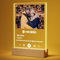 Giftove Idee Cadeau Plaque Spotify Personnalisé Couple Amie - Lampe Cadre Photo en Verre - Cadeau de Saint Valentin pour Femme Homme Copine Copain Original - Cadeaux pour ST Valentin Anniversaire