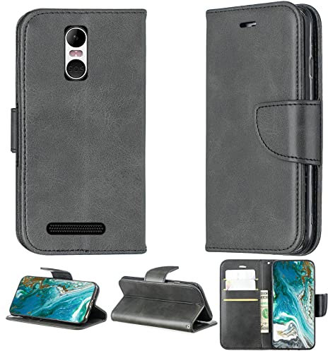 Cover per brondi Amico Smartphone 4G Custodia Compatibile con brondi Amico Smartphone 4G Phone Case Flip Stand Cover PU Leather YZW Wallet Case Black