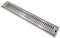 Duschrinne Edelstahl Ablaufrinne, Bodenablauf Dusche Duschablauf Sehr Flach Duschabfluss Duschablaufrinne Duschrinne für Küche, Bad, Dusche, Garage und Keller(Size:30cm,Color:Mittlere Entwässerung)