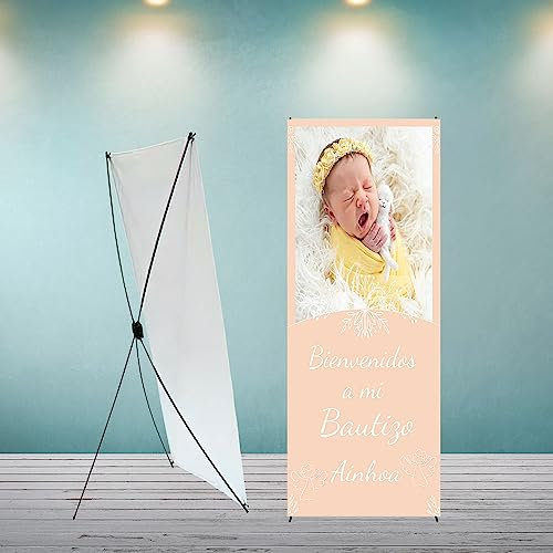 Bautizo Decoración Cartel personalizado Invitados Bautizo Angelitos personalizado en Español