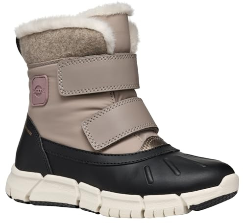 GEOX JUNIOR J FLEXYPER GIRL B AB HYBRID DK BEIGE/BLACK 32_EU