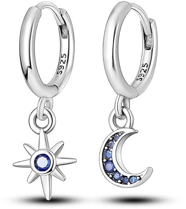 KUNSIR Silber Ohrringe für Damen Ohrringe, 1 Paar 925 Sterling Silber Ohrstecker Hypoallergen für Frauen und Mädchen EAR4