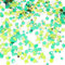 ENLACE Kleeblatt Konfetti Grün Glücksklee Tischdeko,1200 Stück Streudeko Kleeblatt Glitzer Deko Konfetti Geburtstag,St Patricks Day Deko Glücksklee,Stern Confetti für Hochzeit,Geburtstag,Taufe