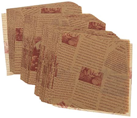 LIFKOME 200piezas Paquete Encerado Para Freidora De Aire Vapor Parrilla Para Repostería