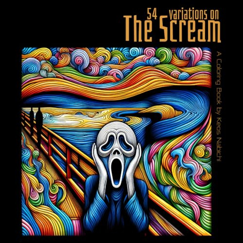54 Variations on The Scream: A Coloring Book for Adults