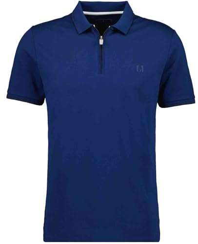 RAGMAN Herren Poloshirt mit Tipping, modern fit Tintenblau-776, M