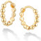 Jenosy 14K Vergoldete Ohrringe Gold Huggie Gefüllt Klein Einfach Hypoallergene Geometrischer Schmuck Geschenk für Frauen