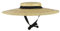 UIONBUN Chapeau de Paille à Large Bord for Femme - Chapeau de canotier tissé Respirant avec mentonnière et Design Souple Vintage