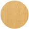 FOZICV 60x4 cm Runde Tischplatte Couchtischplatte Schreibtischplatte Bambustischplatte Bartisch Platte Ersatztischplatte Esstischplatte Braun Bambus