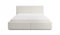FEDVE Bett 180x200 Creme - Toreira Slim - Polsterbett 180x200 mit Bettkasten - Doppelbett 180x200 mit Bettkasten - Bett mit Stauraum - Schlafzimmer Bett mit Bettkasten 180x200