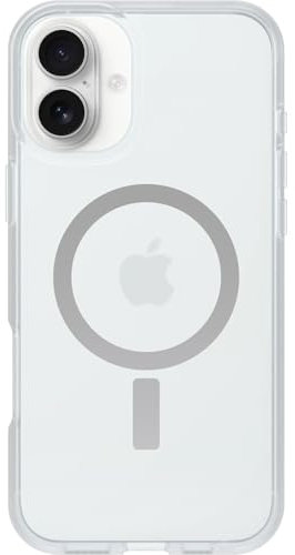 OtterBox Sleek Series MagSafe Case for iPhone 16 Plus, Shockproof, Drop proof, Ultra-Slim, Protective Thin Case, Tested to Military Standard, Clear, Non-Retail Packaging