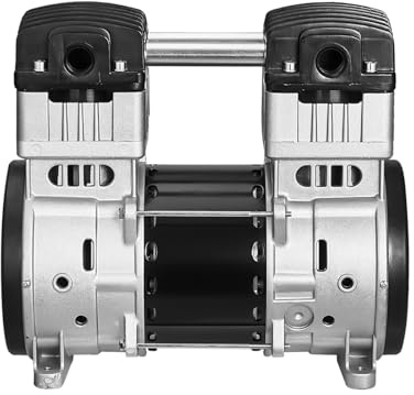 VEVOR Air Compressor Motor, 2HP 5.2CFM @ 90PSI Oil Free Air Compressor Pump & Max. 145PSI Pressure, 78dB Ultra-Quiet Compressor Motor for Auto Repair, Tire Inflation, Spray Painting, Woodwork Nailing