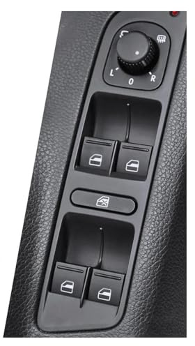 Interruttore Finestra Per VW Per Golf 5 6 Per GTI MK5 MK6 Per Jetta Per Tiguan Per Passat B6 CC 5ND959857 Pulsante Controllo interruttore Principale alzacristallo Elettrico Pulsantiera Comando Alzavet