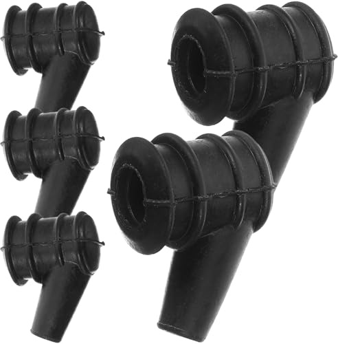 LOORGVEL Candele per Motosega e Tosaerba 5 Pezzi, Cappuccio Candela Antiperdita Olio, Ricambi Compatibili per Trattori e Pompe dell’Acqua Utensili da Giardino