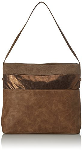 Tamaris Damen Khema 2350172 Schultertasche, Braun (Brown Comb 394)