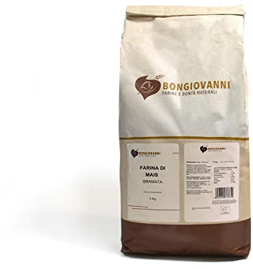 BONGIOVANNI FARINE E BONTA' NATURALI Farina di Mais Bramata BIO 5Kg